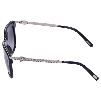 Shop Chopard Women Sunglasses Wayfarer Sch212 0700 Metal Black