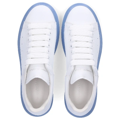 Shop Alexander Mcqueen Low-top Sneakers Larry In Blue