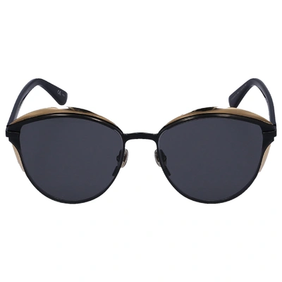 Shop Dior Women Sunglasses Cat Eye Murmur P8ay1 Acetate Black