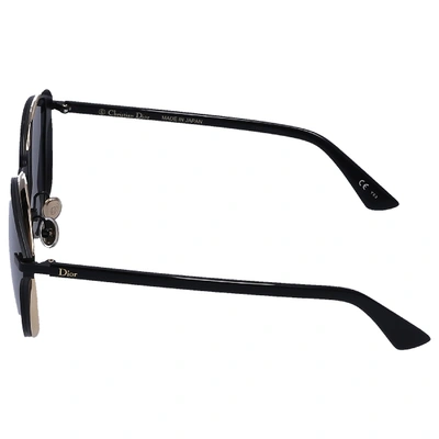 Shop Dior Women Sunglasses Cat Eye Murmur P8ay1 Acetate Black
