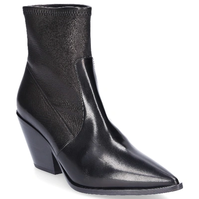 Shop Casadei Ankle Boots 1q720 Black