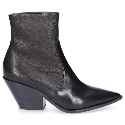 Shop Casadei Ankle Boots 1q720 Black