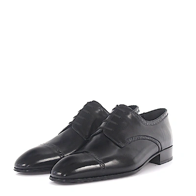 Shop Artioli Men Business Shoes Derby In Black