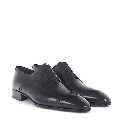 Shop Artioli Men Business Shoes Derby In Black