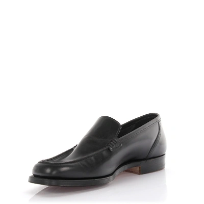 Shop Crockett & Jones Slip-on Shoes In Black