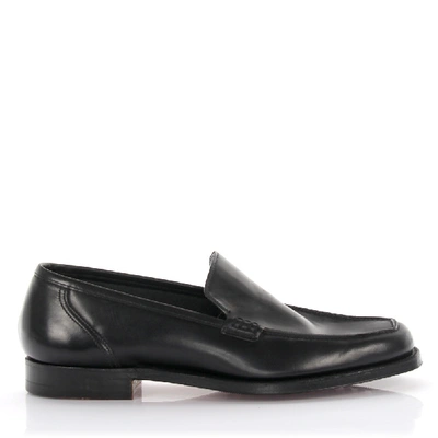 Shop Crockett & Jones Slip-on Shoes In Black