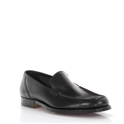 Shop Crockett & Jones Slip-on Shoes In Black