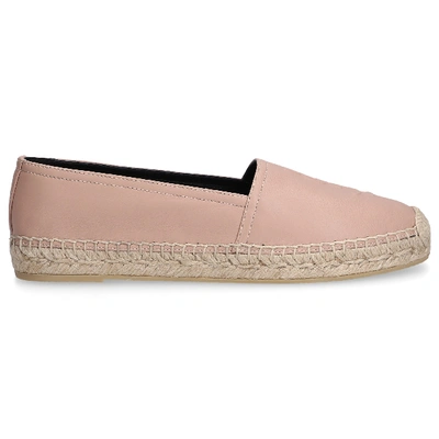 Shop Saint Laurent Espadrilles Sl Logo In Beige