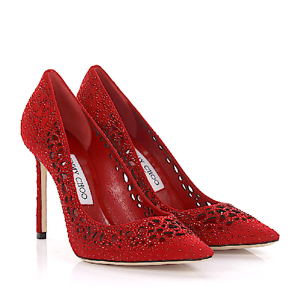 Jimmy Choo Heeled Pumps In Red | ModeSens
