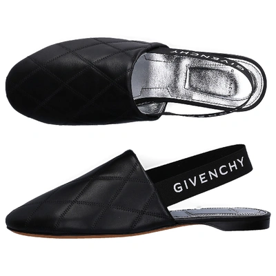 Shop Givenchy Moccasins 2003e0a6 Nappa Leather Logo Black