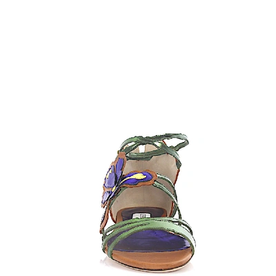 Shop Jimmy Choo Strappy Sandals In Purple