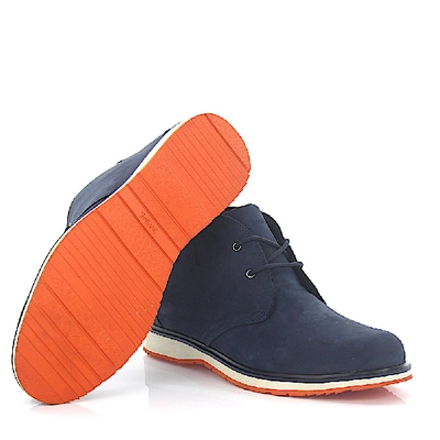 Shop Swims Flat Shoes Blue  Barry Chukka Classic