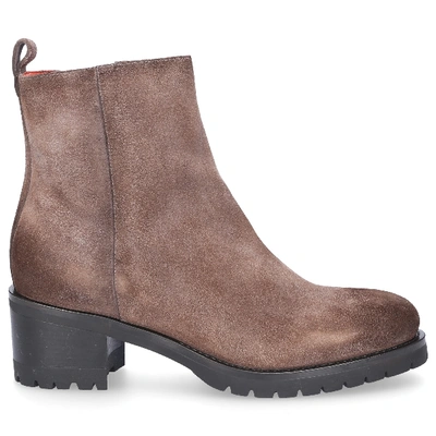 Shop Santoni Ankle Boots Grey 57561