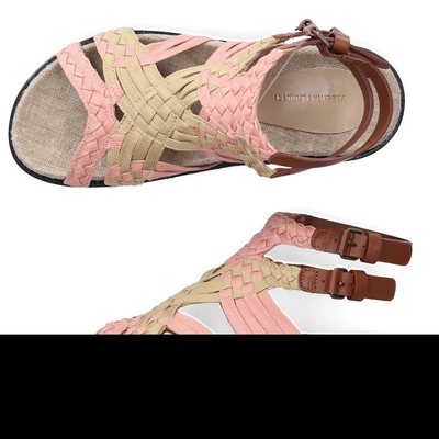 Shop Alberta Ferretti Strappy Sandals 52a6303 In Pink