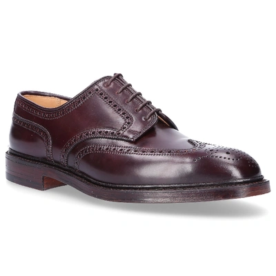 Shop Crockett & Jones Men Business Shoes Budapester Lincoln In Red