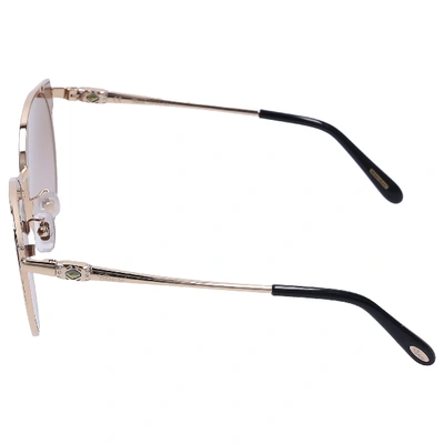 Shop Chopard Women Sunglasses Wayfarer Schc21 0300 Metal Gold