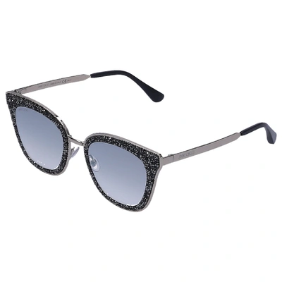 Shop Jimmy Choo Women Sunglasses Wayfarer Lizzy 3ygic Metal Gold