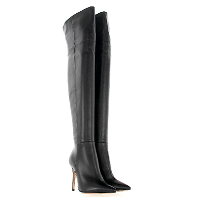 Shop Gianvito Rossi Boots G80698 Nappa Leather In Black