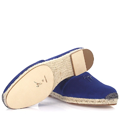 Shop Giuseppe Zanotti Men Flat Shoes Blue