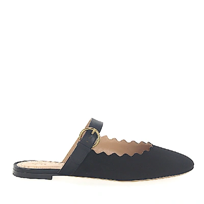 Shop Chloé Ankle Strap Ballet Flats In Black