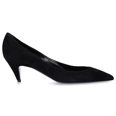 Shop Saint Laurent Pumps Charlotte In Black