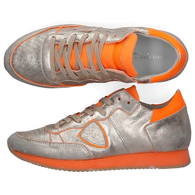 Shop Philippe Model Low-top Sneakers Tropez In Orange