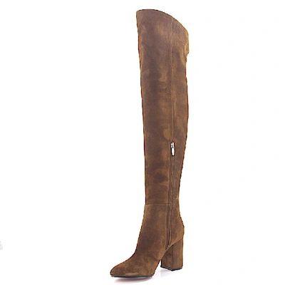 Shop Gianvito Rossi Boots Long Shaft G80829 In Brown