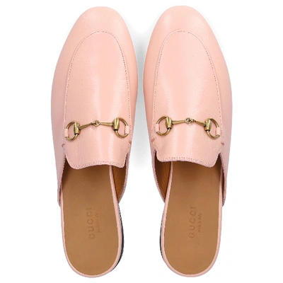 Shop Gucci Slip On Shoes Cd900 In Pink