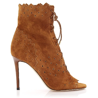 Shop Jimmy Choo Ankle Boots Beige