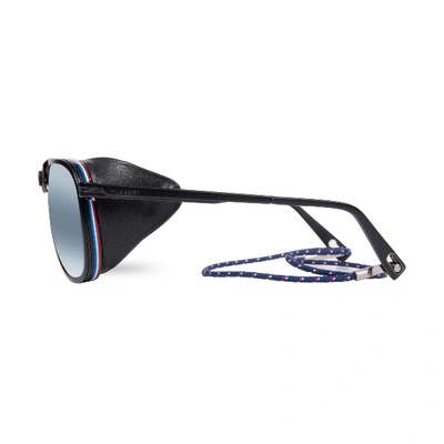 Shop Vuarnet Polarized Sunglasses Glacier Xl Steel Acetat Black French Flag