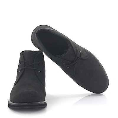 Shop Swims Boots Barry Chukka Classic Nubuck Leather Black