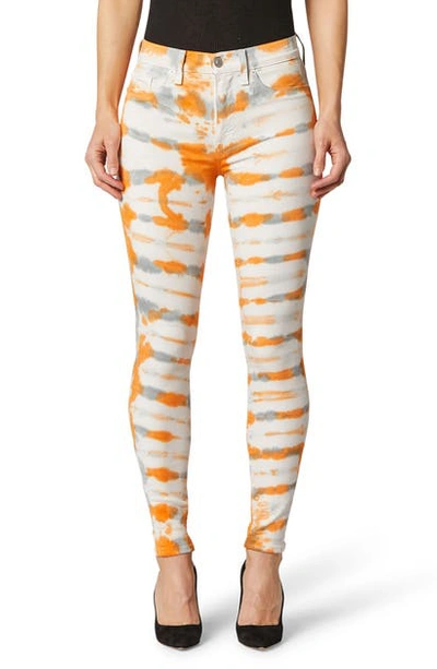 Shop Hudson Barbara High Waist Super Skinny Jeans In Magnetic Tangerine