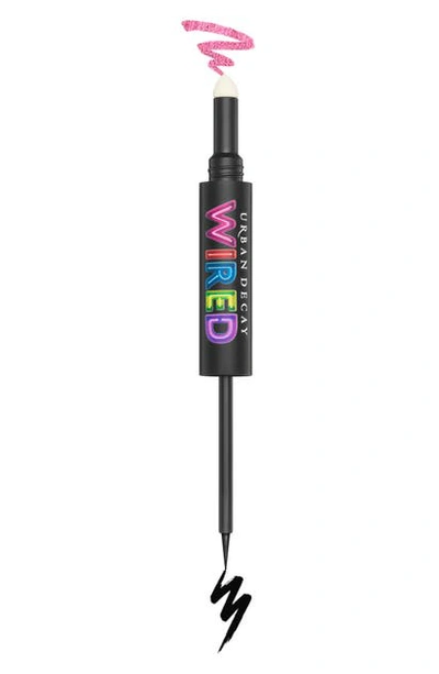 Shop Urban Decay Wired Double-ended Eyeliner & Top Coat In Amped