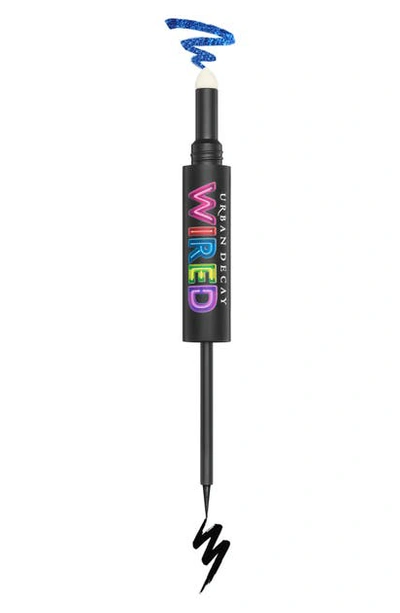 Shop Urban Decay Wired Double-ended Eyeliner & Top Coat In Charged