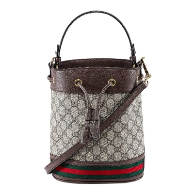 Shop Gucci Ophidia Small Bucket Bag In Multi