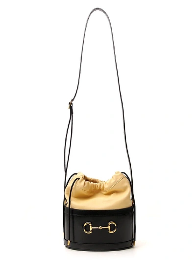 Shop Gucci 1955 Horsebit Bucket Bag In Multi