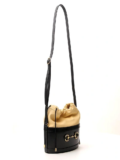 Shop Gucci 1955 Horsebit Bucket Bag In Multi