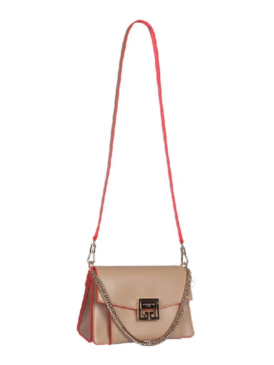 Shop Givenchy Gv3 Shoulder Bag In Beige