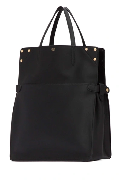 Shop Fendi Flip Tote Bag In Black