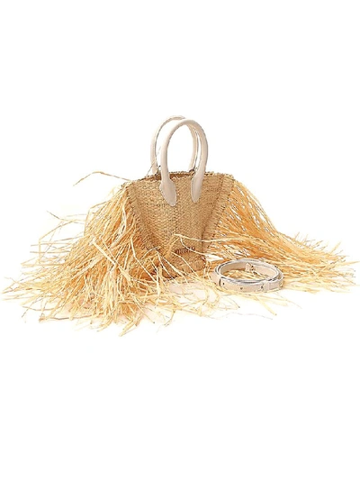 Shop Jacquemus Le Petit Baci Tote Bag In Beige