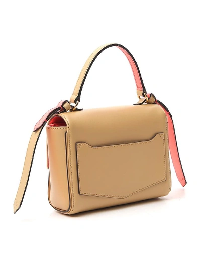 Shop Givenchy Eden Top Handle Shoulder Bag In Beige