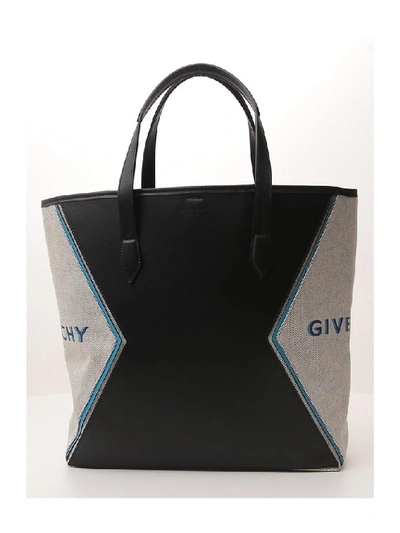 Shop Givenchy Logo Print Tote Bag In Multi