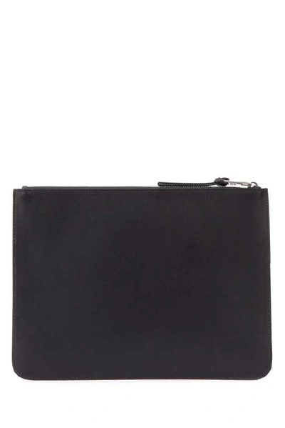 Shop Givenchy Creatures Print Clutch Bag In Black