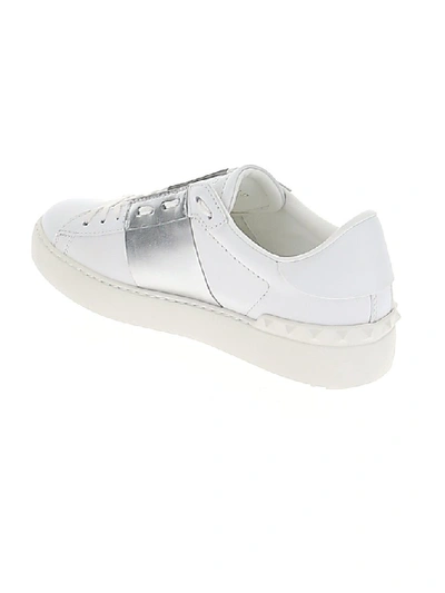 Shop Valentino Garavani Open Sneakers In White