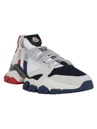 Shop Moncler Contrasting Panelled Sneakers In Multi