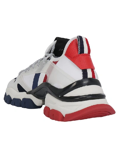 Shop Moncler Contrasting Panelled Sneakers In Multi
