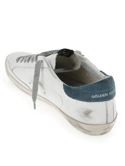 Shop Golden Goose Deluxe Brand Superstar Distressed Sneakers In White