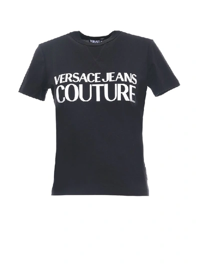 Shop Versace Jeans Couture Logo T In Black
