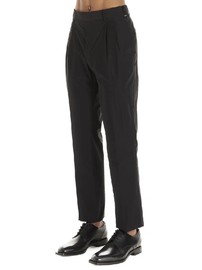 Shop Fendi Tailored Pants In Black