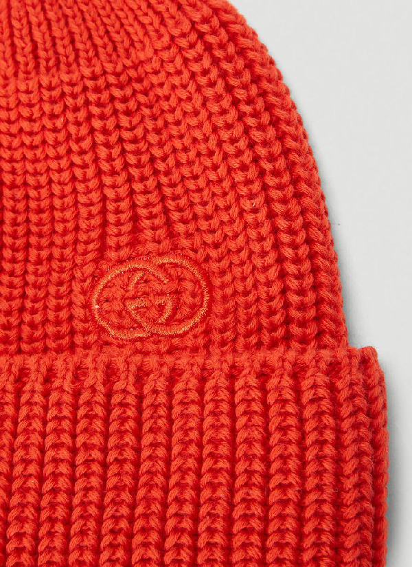 gucci logo beanie